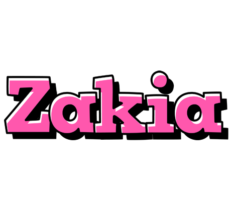 Zakia girlish logo