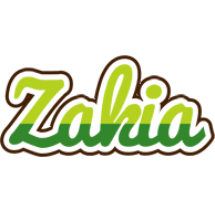 Zakia golfing logo