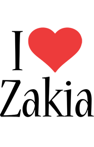 Zakia i-love logo