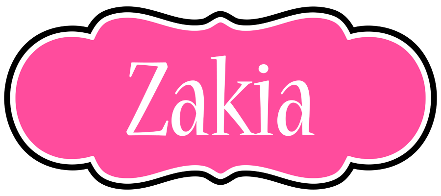 Zakia invitation logo