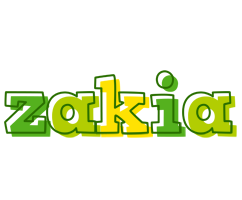 Zakia juice logo