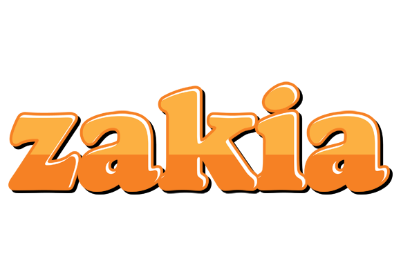 Zakia orange logo