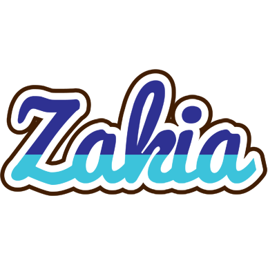 Zakia raining logo