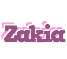 Zakia relaxing logo