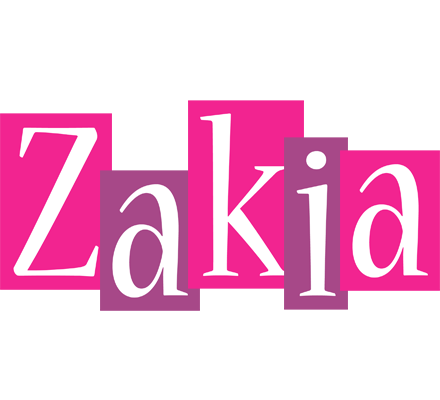 Zakia whine logo