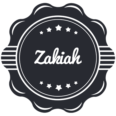 Zakiah badge logo