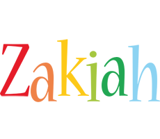 Zakiah birthday logo