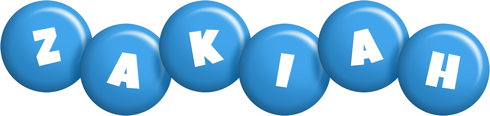 Zakiah candy-blue logo