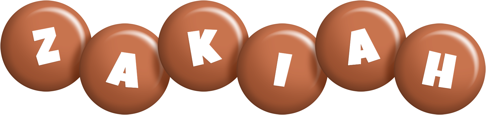 Zakiah candy-brown logo
