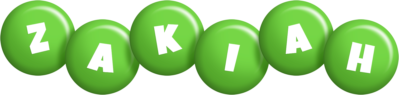 Zakiah candy-green logo