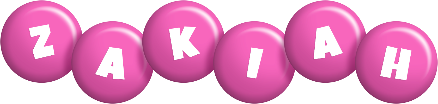 Zakiah candy-pink logo