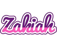 Zakiah cheerful logo