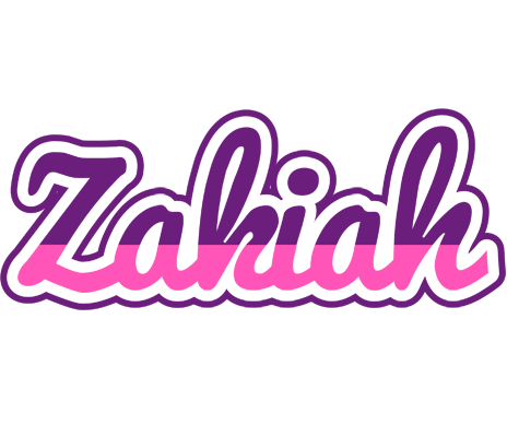 Zakiah cheerful logo
