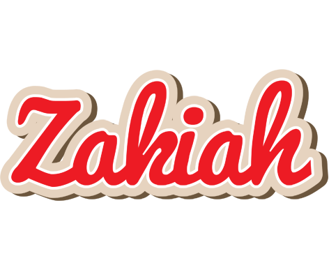 Zakiah chocolate logo