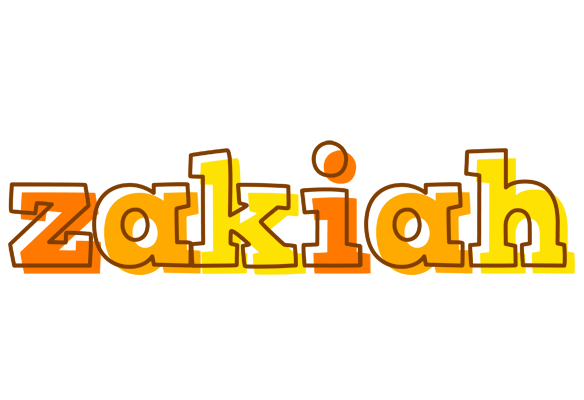 Zakiah desert logo