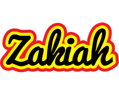 Zakiah flaming logo