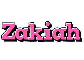 Zakiah girlish logo