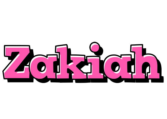 Zakiah girlish logo