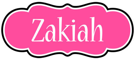 Zakiah invitation logo