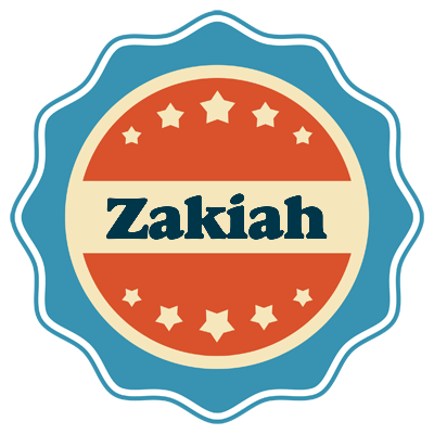 Zakiah labels logo