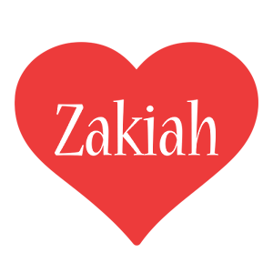 Zakiah love logo