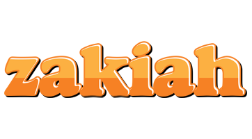 Zakiah orange logo