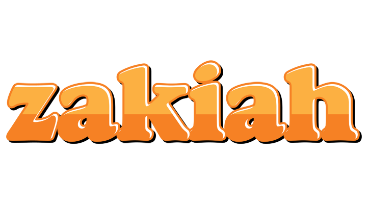 Zakiah orange logo