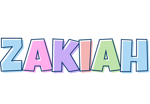 Zakiah pastel logo