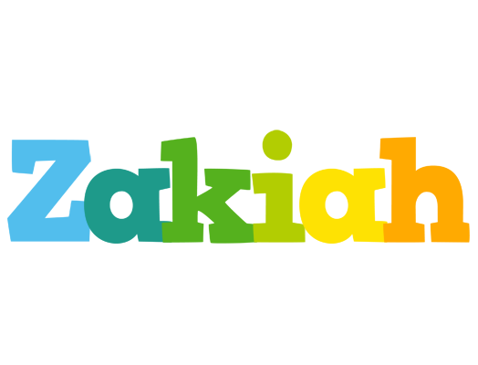 Zakiah rainbows logo
