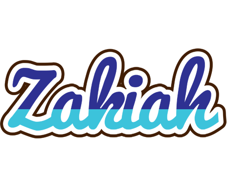Zakiah raining logo