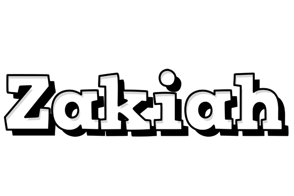 Zakiah snowing logo