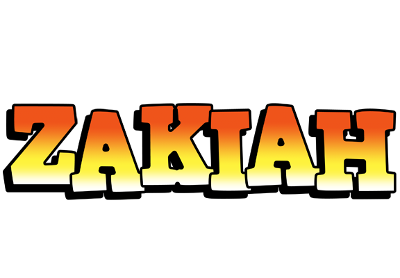Zakiah sunset logo