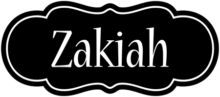 Zakiah welcome logo