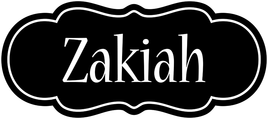 Zakiah welcome logo