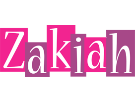 Zakiah whine logo