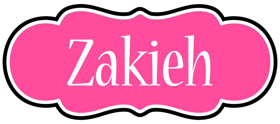Zakieh invitation logo