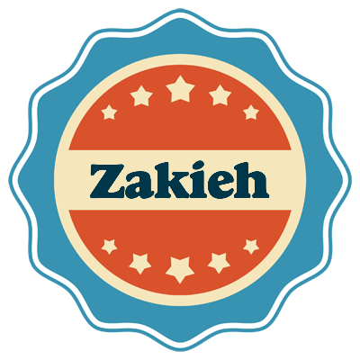 Zakieh labels logo