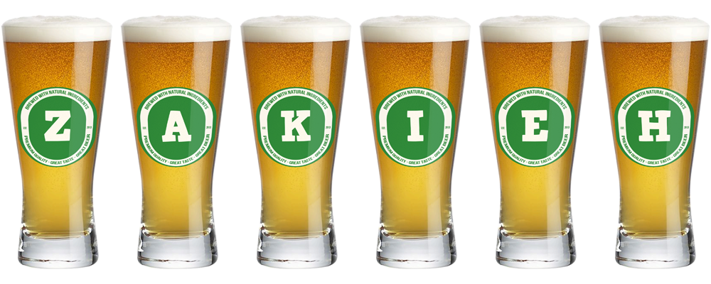 Zakieh lager logo
