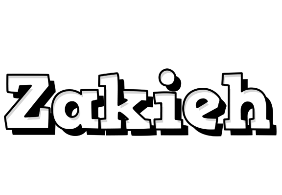 Zakieh snowing logo