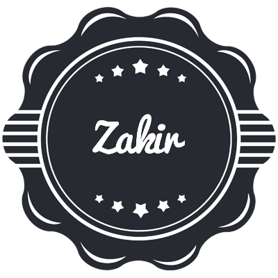 Zakir badge logo