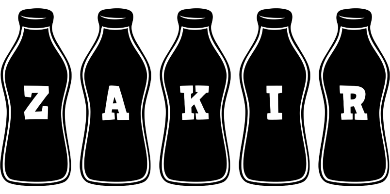 Zakir bottle logo