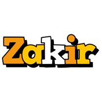 Zakir cartoon logo