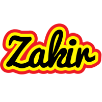 Zakir flaming logo