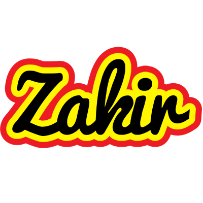 Zakir flaming logo