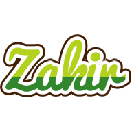 Zakir golfing logo