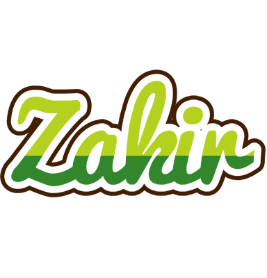 Zakir golfing logo