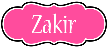 Zakir invitation logo