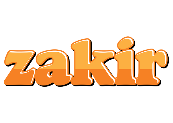 Zakir orange logo