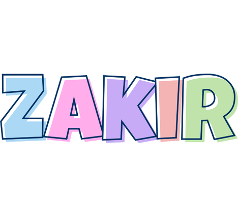Zakir pastel logo
