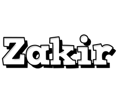 Zakir snowing logo